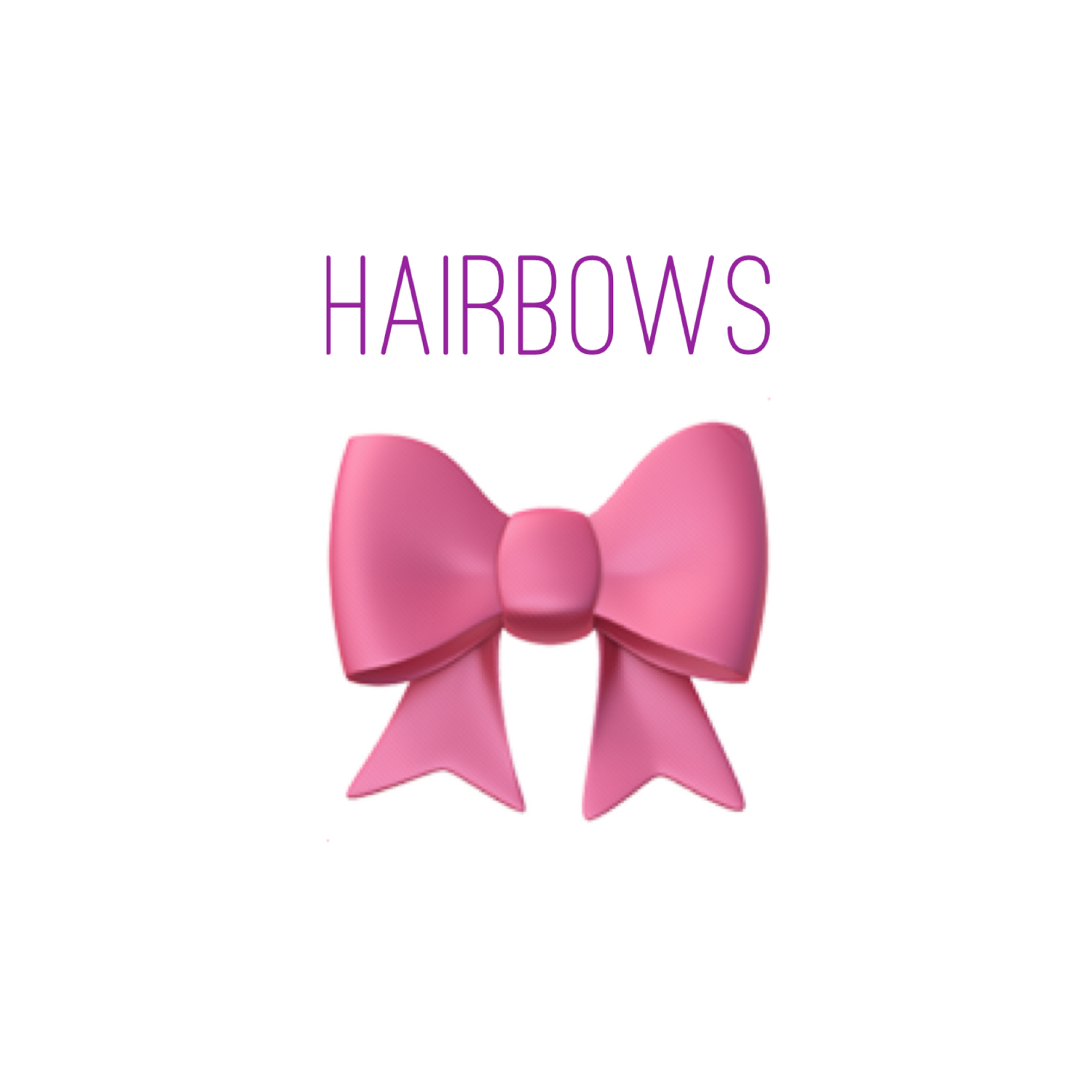 Hair Bow Collection