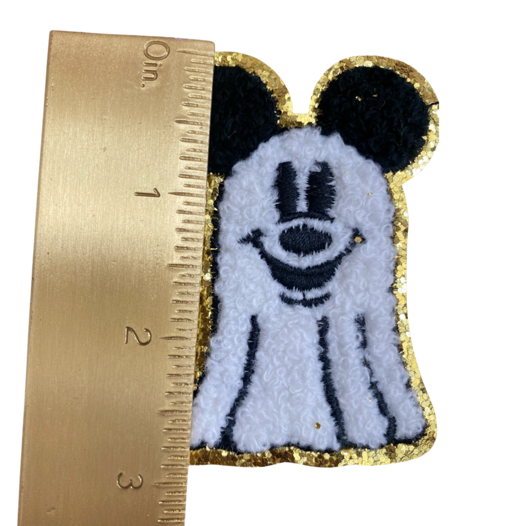 Stoney Disney Inspired Mickey Mouse Ghost or Minnie Mouse Pumpkin Halloween Iron on Patch