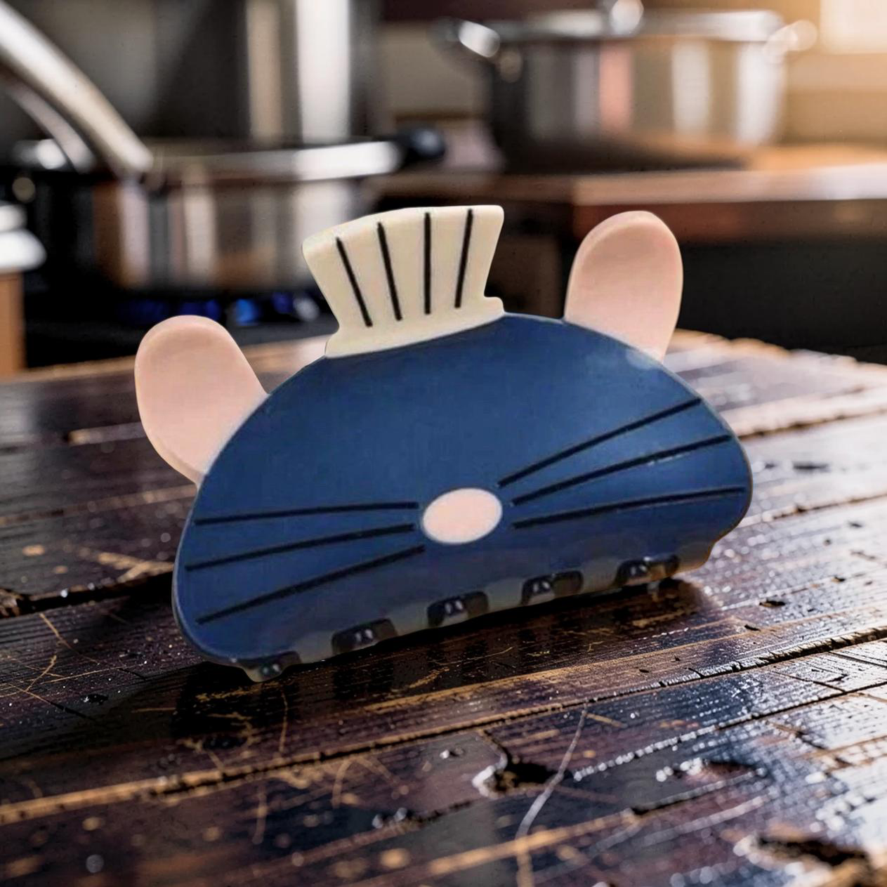 RATATOUILLE Inspired Claw Clip CHEF HAT Hair Clip REMY