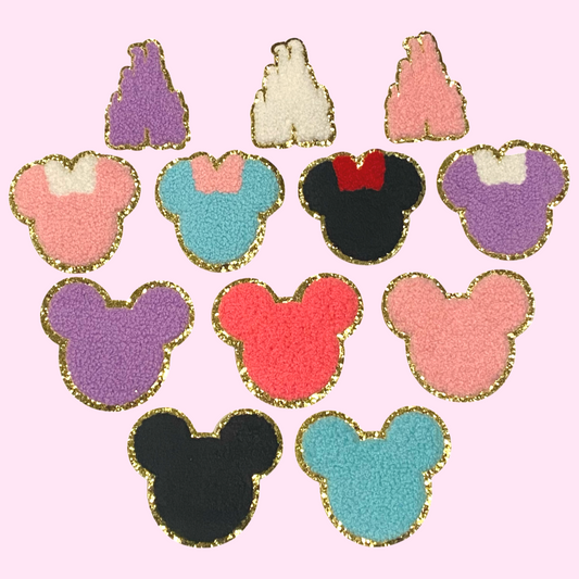 Stoney Disney Inspired Mickey Mouse Minnie Mouse or Disney Castle Patch