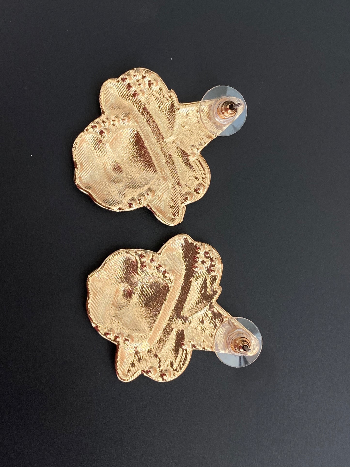 DISNEY INSPIRED MINNIE MOUSE CANDY CORN WITCH HALLOWEEN STATEMENT STUD EARRINGS