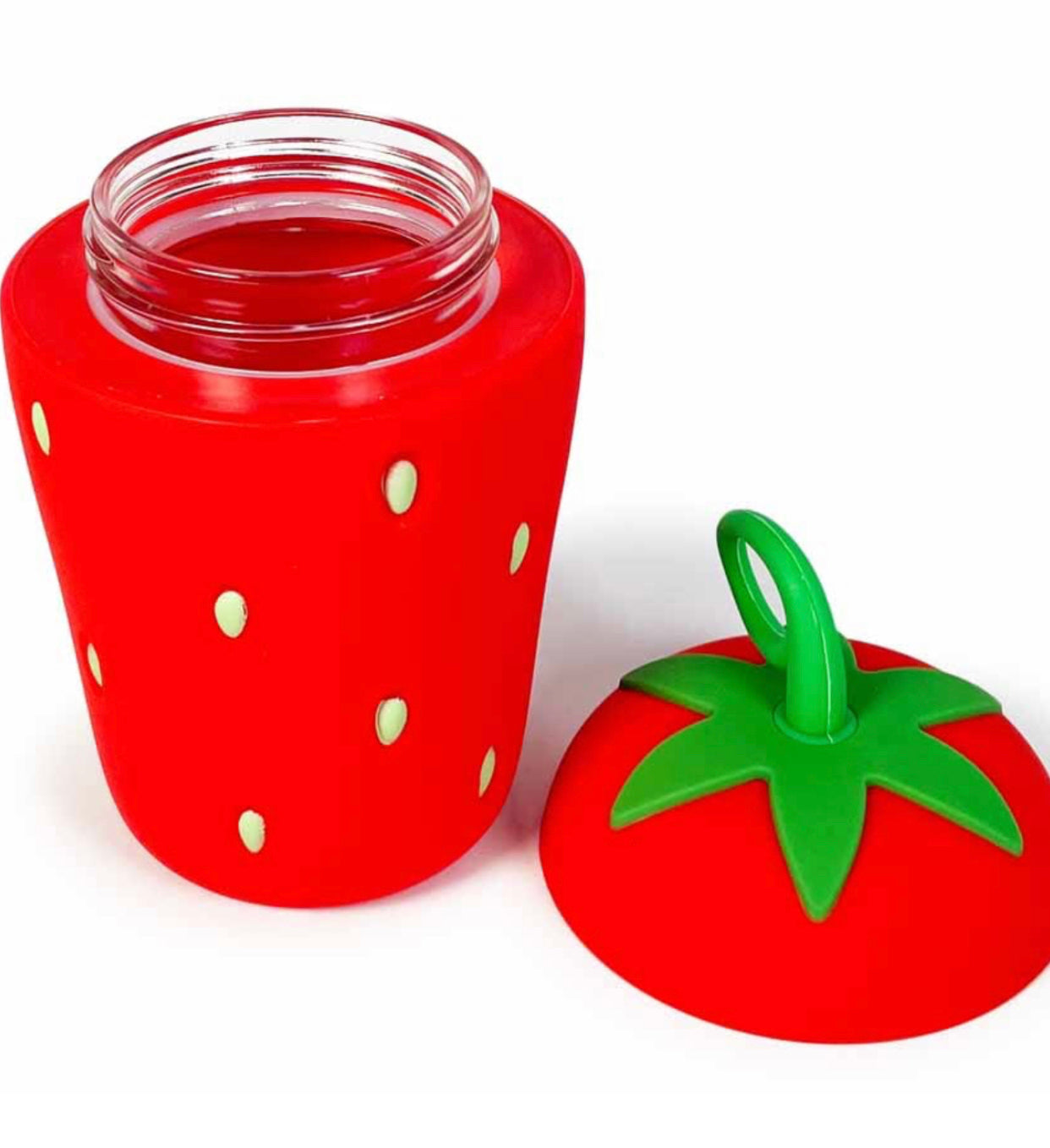 Freshly Picked Strawberry Glass 10oz Tumbler Cup