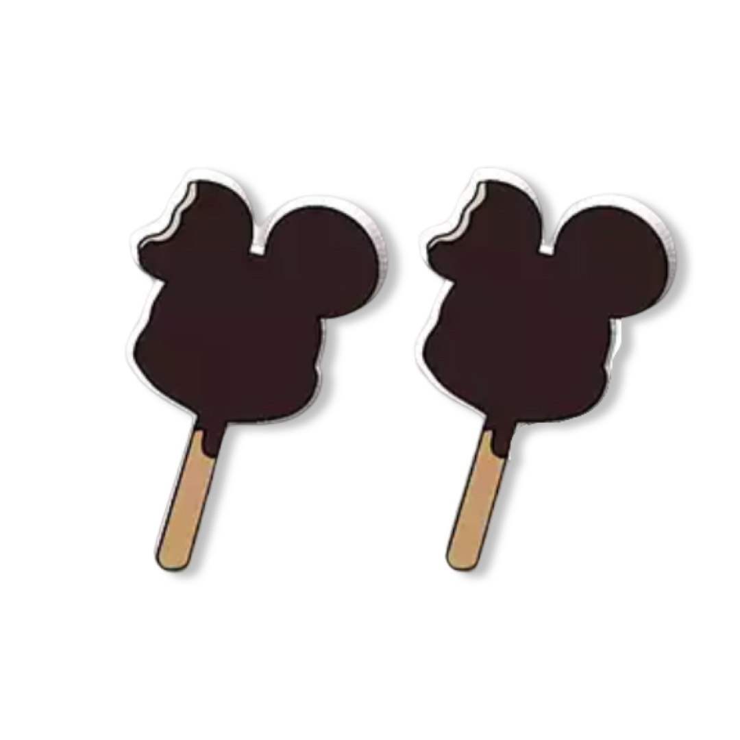 DISNEY INSPIRED MICKEY ICE CREAM BAR SMALL EARRINGS